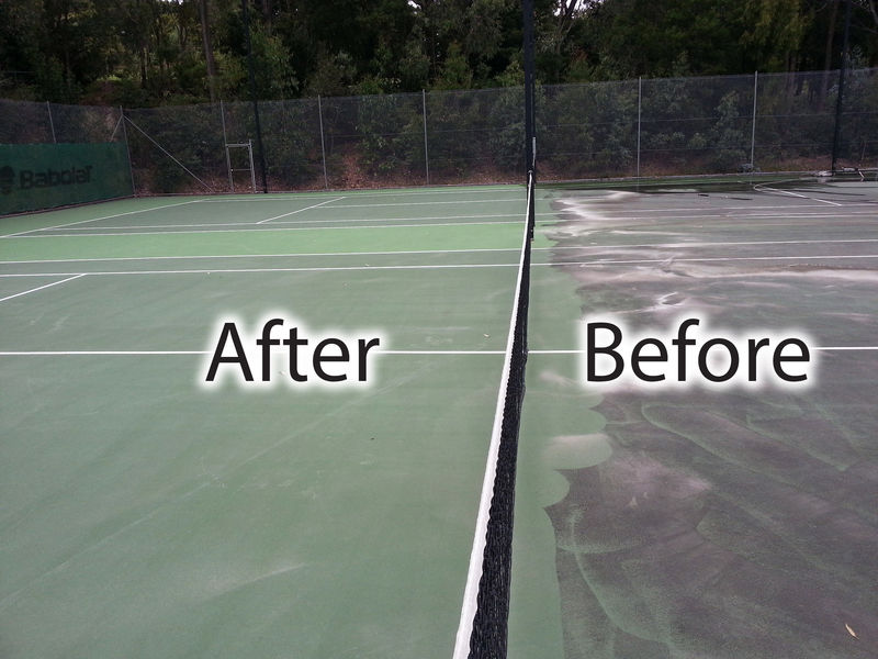 Tennis Court Cleaning Hygeia Cleaning Service